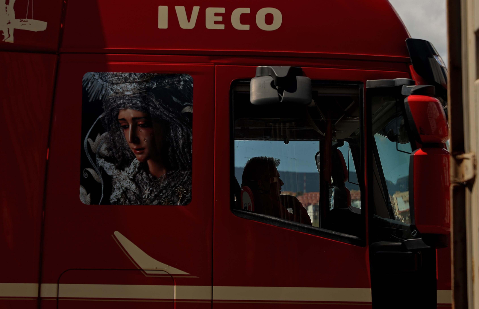 Imágenes de la protesta de la estiba por el sistema ETS en el puerto de Algeciras