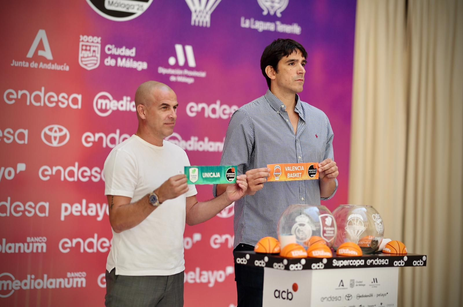 Las fotos del sorteo de Supercopa con mucho VIP: Duda, Carlos Suárez, Sergio Rodríguez...