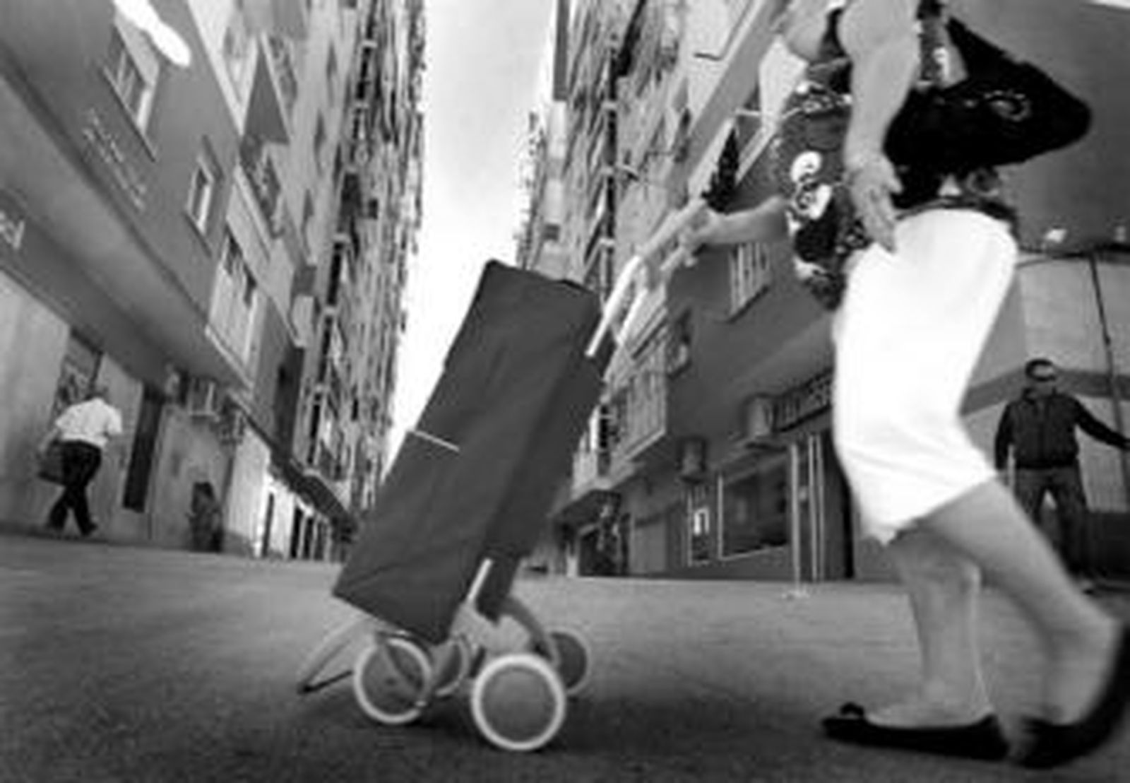 Los bloques de la calle Julio Rico de Sanz un año después.