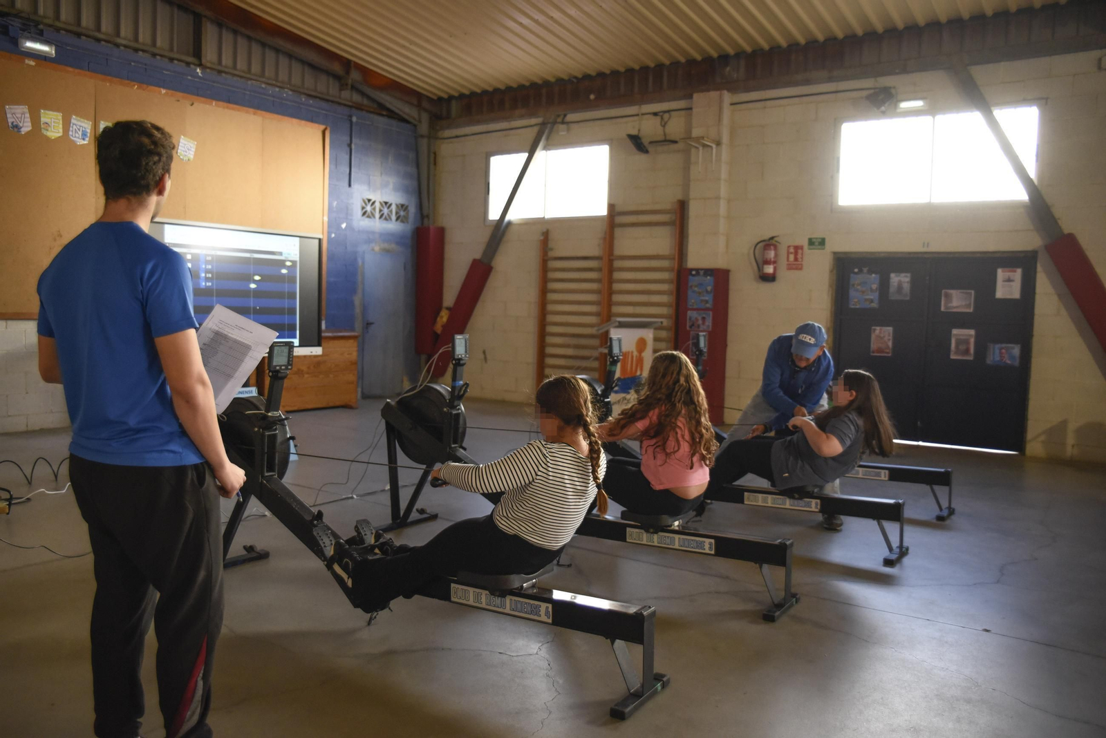 Las fotos de la clase del Club de Remo Linense en el colegio Pablo Picasso