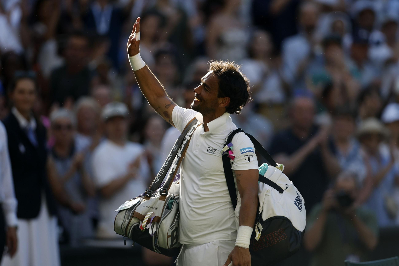 Las imágenes del debut de Alcaraz en Wimbledon y del resto de la jornada