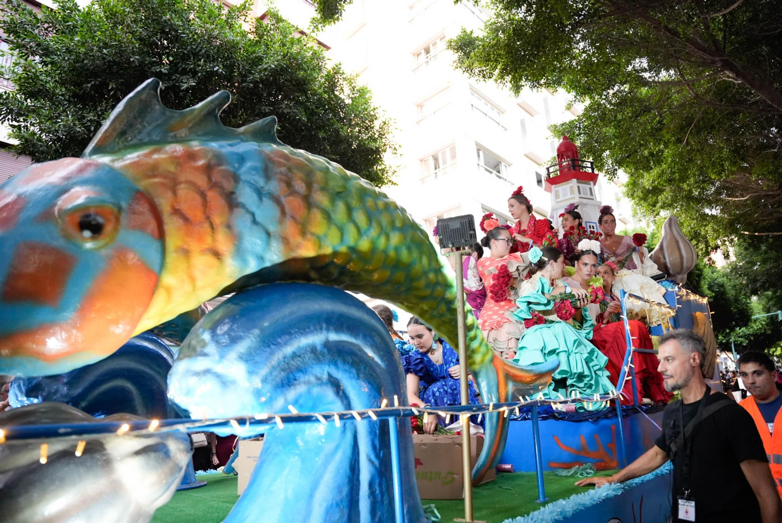 Así se ha vivido la Batalla de Flores en la Feria de Almería