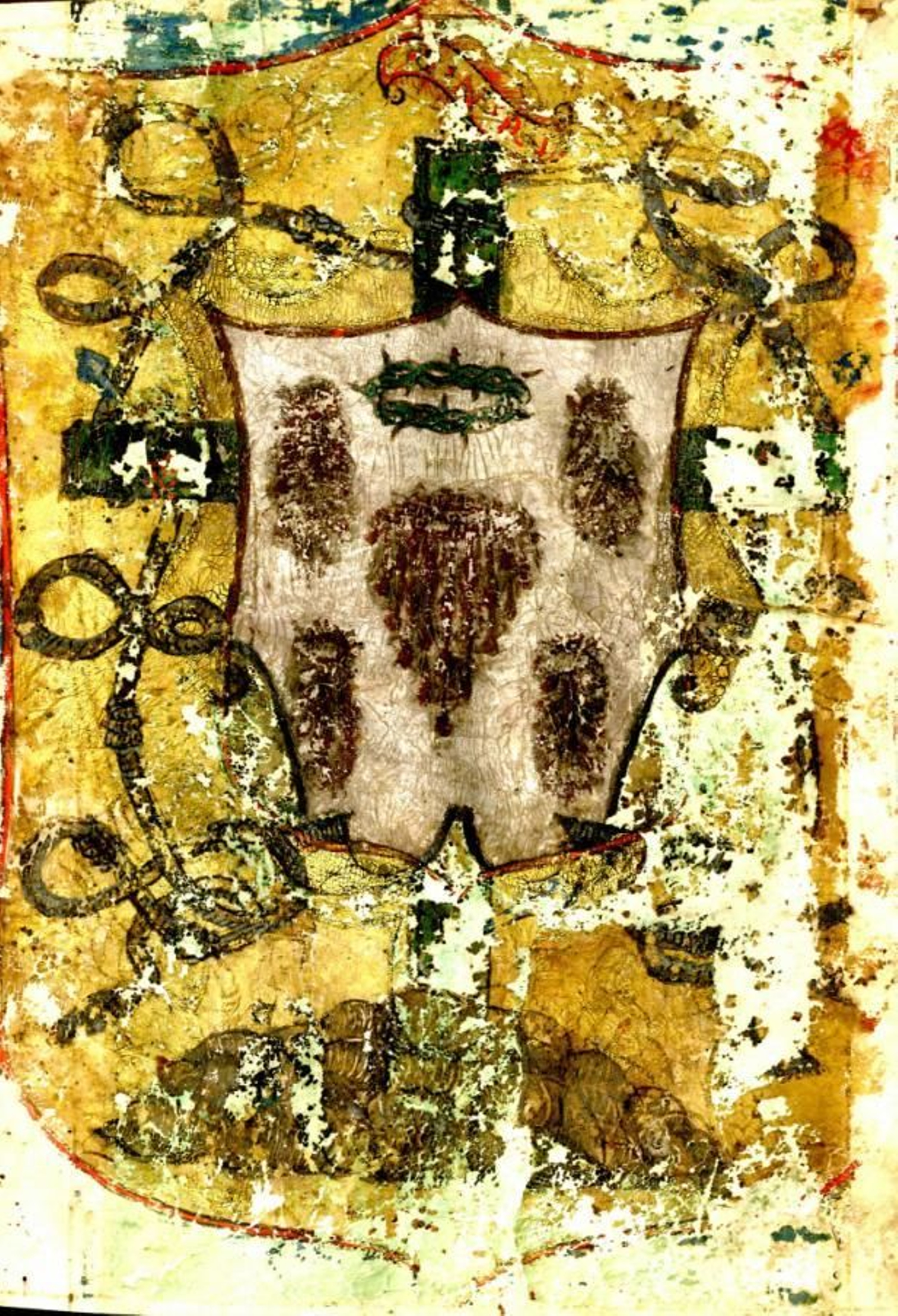 Parte del documento de Regla de la Cofradía de las Cinco Llagas en el Convento de San Francisco de Jerez de la Fra. (1561).