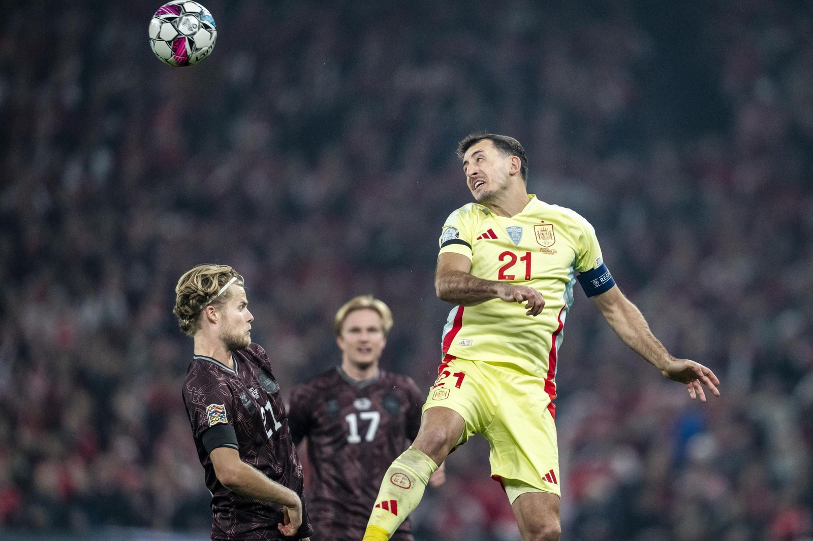 Las fotos del Dinamarca - España