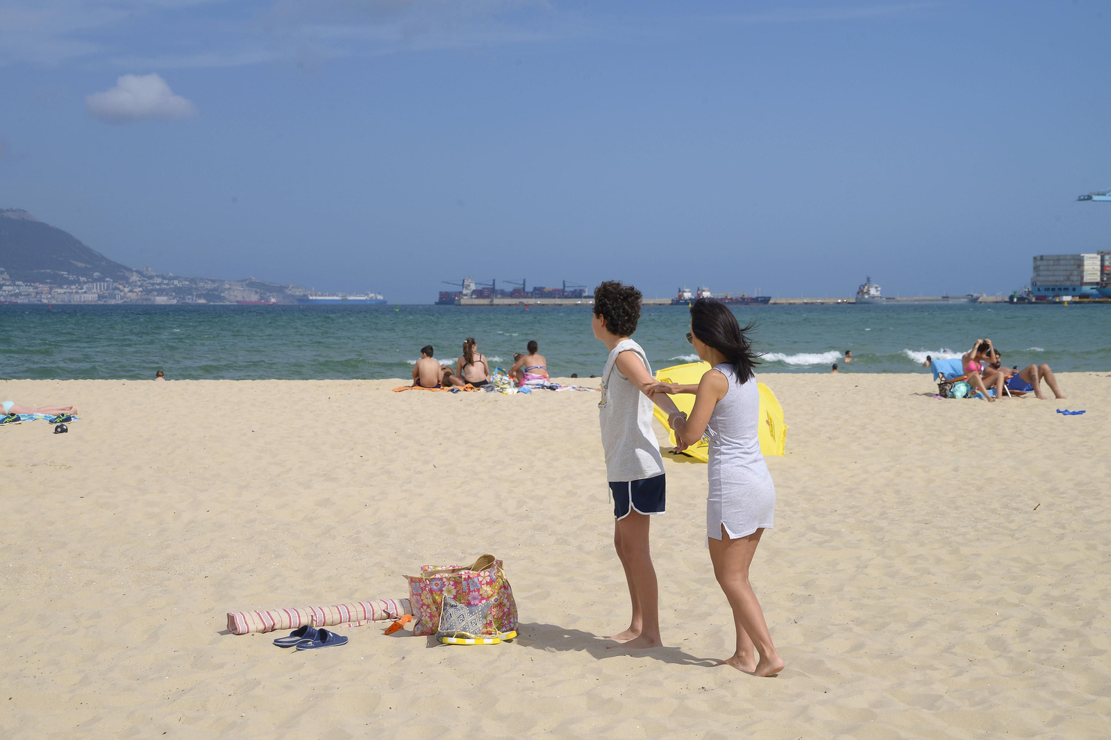Fotos de las playas de la comarca en la fase 2