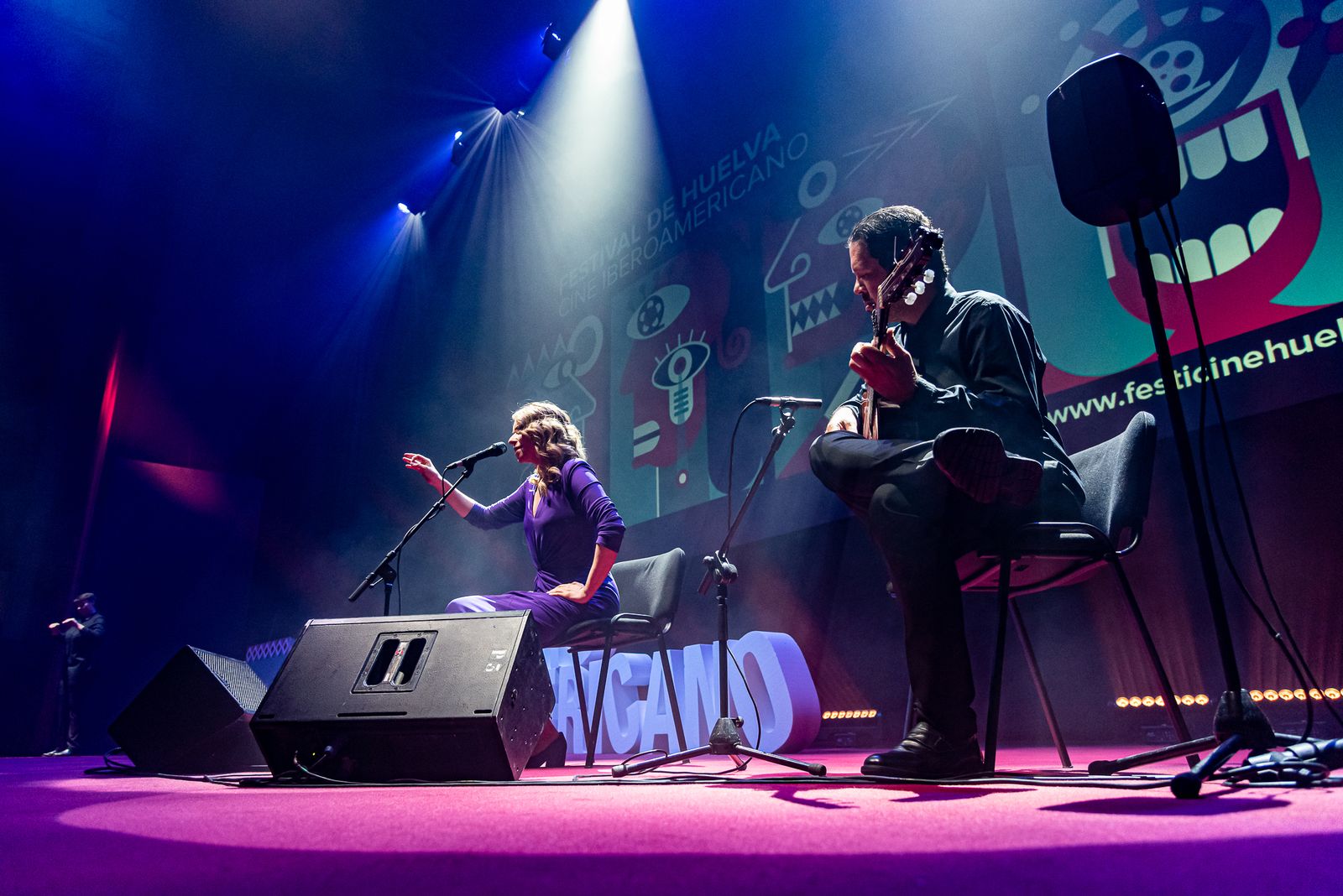 Imágenes de la gala de inauguración del 45 Festival de Cine Iberoamericano de Huelva