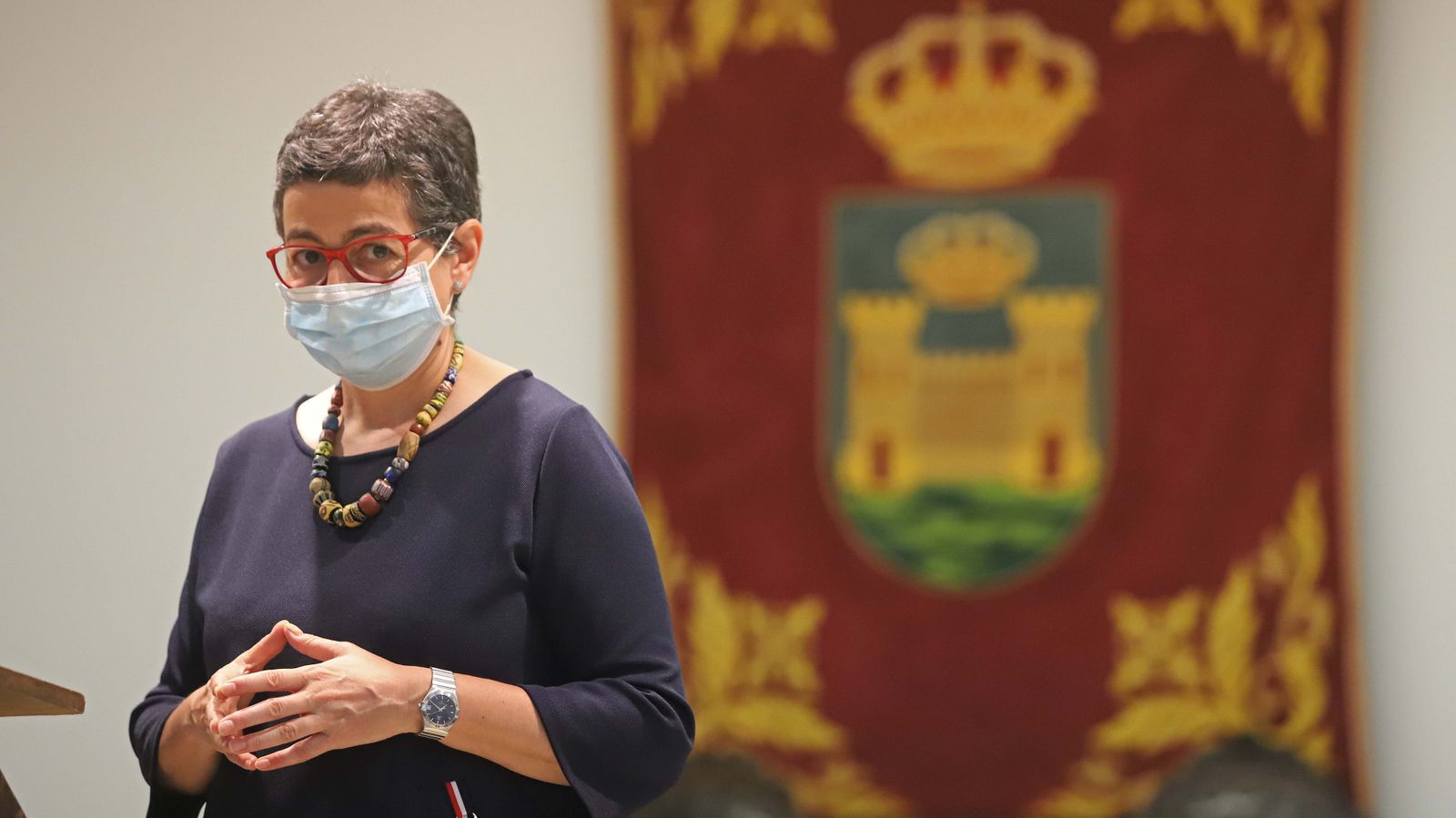 Visita de Arancha González Laya a La Línea y la Verja de Gibraltar