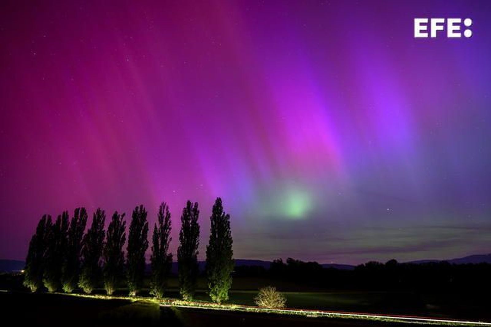 La aurora boreal vista desde España y Europa