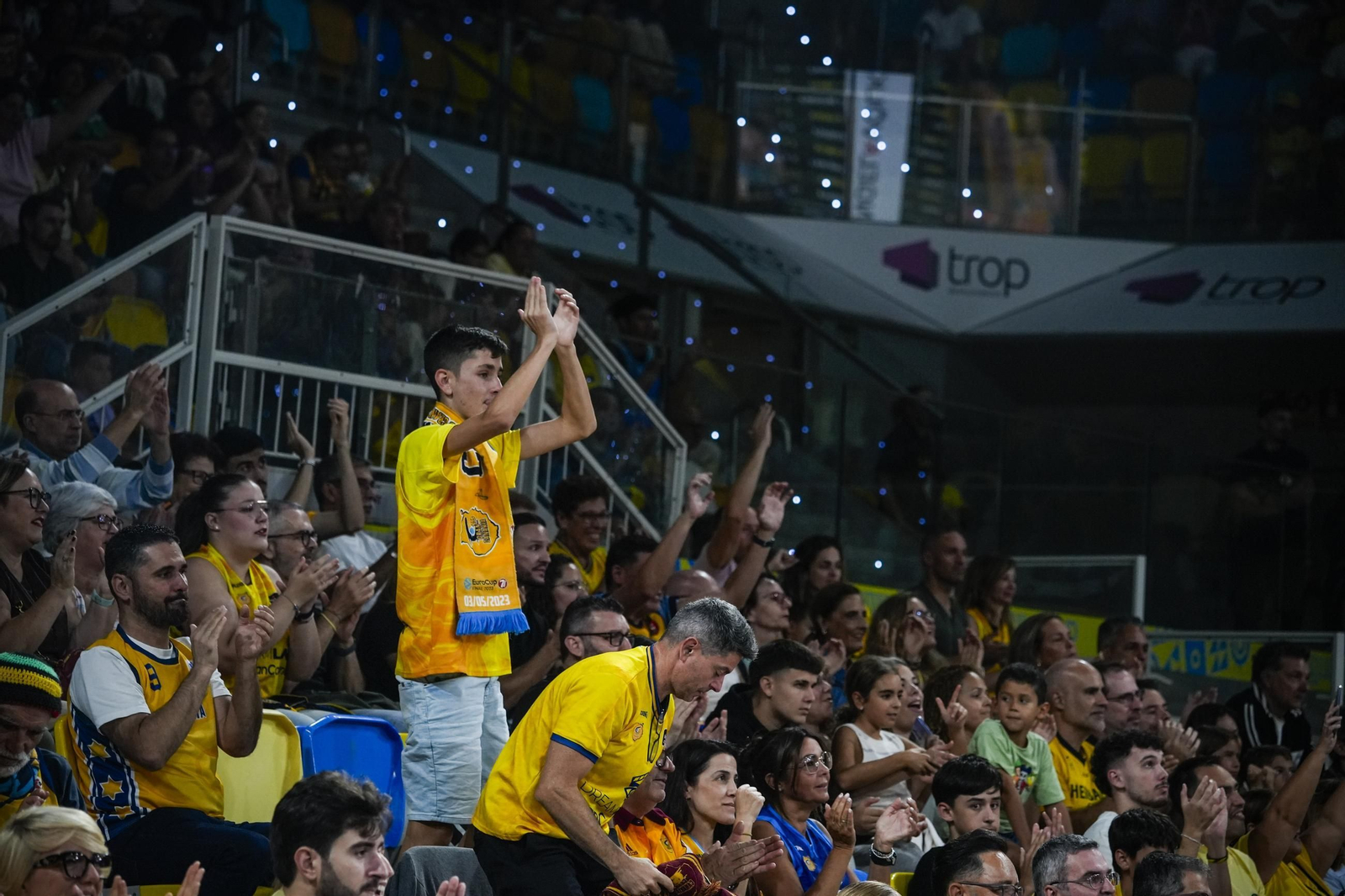 El Gran Canaria-Unicaja, en fotos