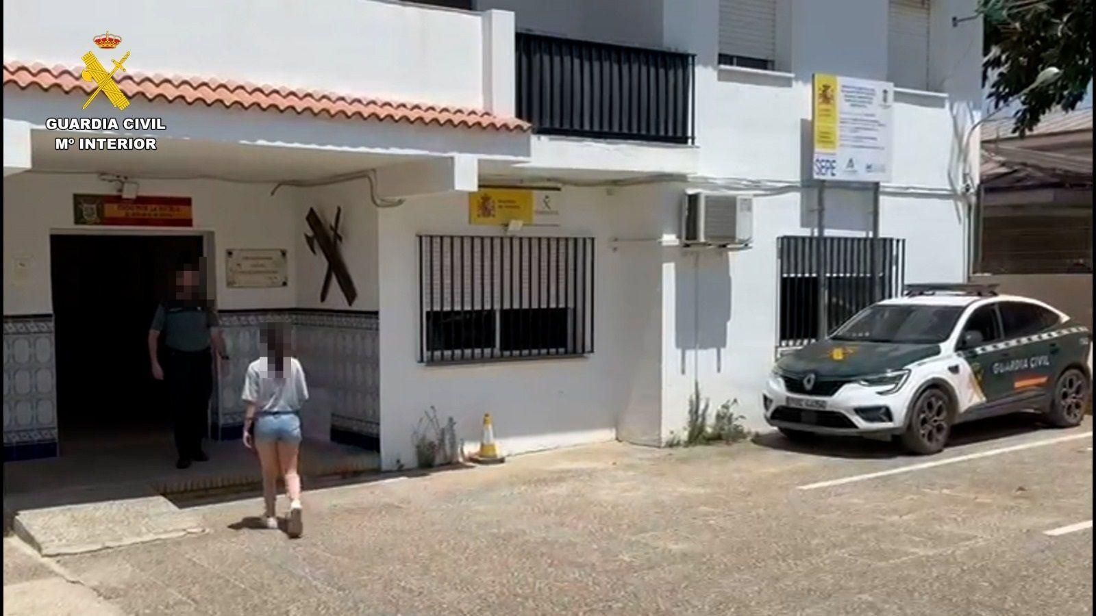 Puesto de la Guardia Civil en Moguer en una imagen de archivo.