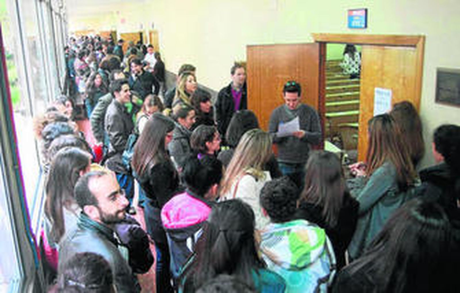 La Facultad de Empresariales fue sede del examen, que duró cinco horas.