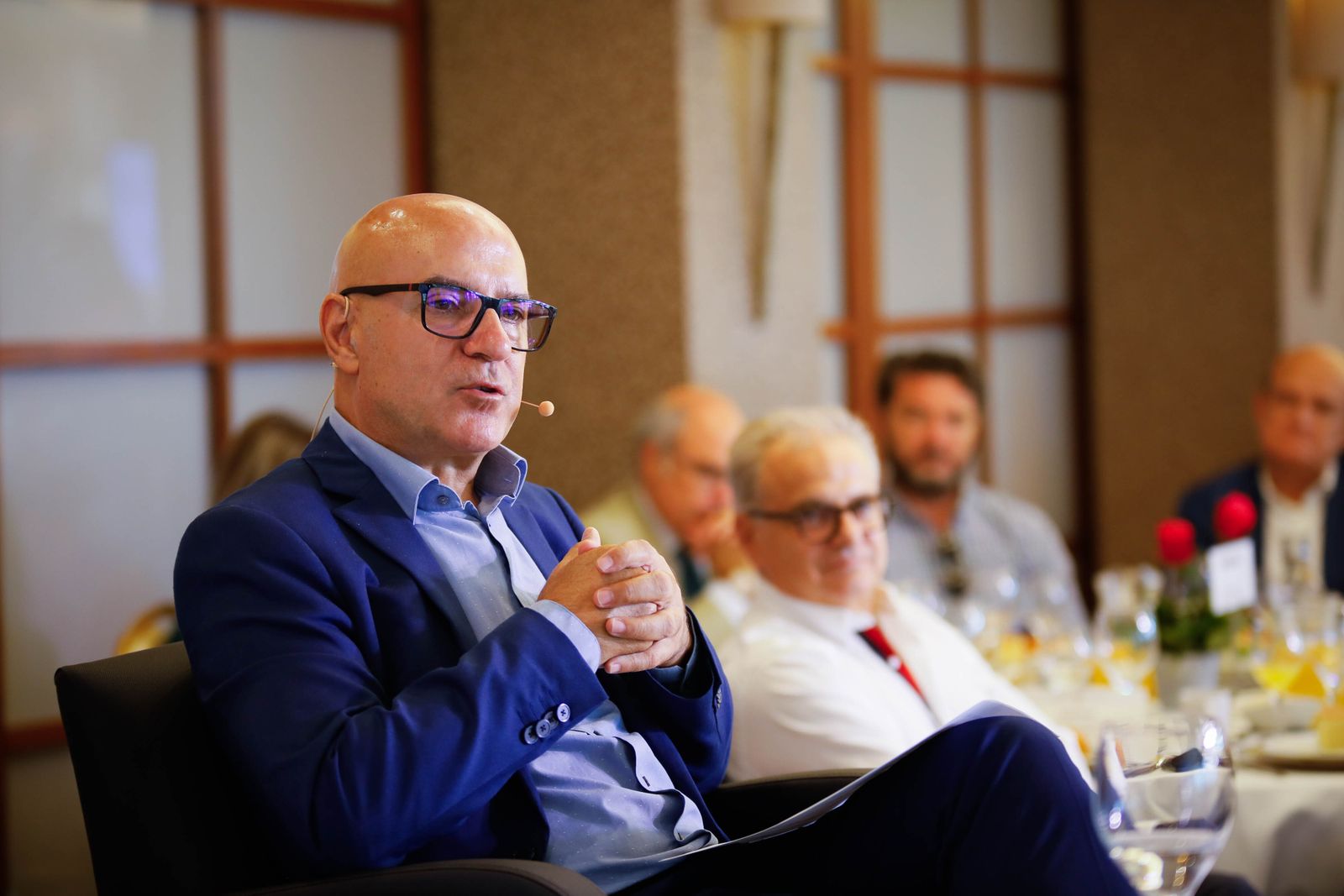 Imágenes del desayuno coloquio de Diario de Almería, con Jesús Barranco, CEO de La Unión