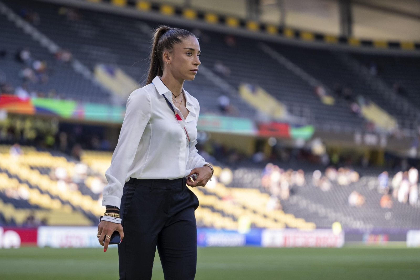 Las fotos del Italia - España de la Eurocopa femenina