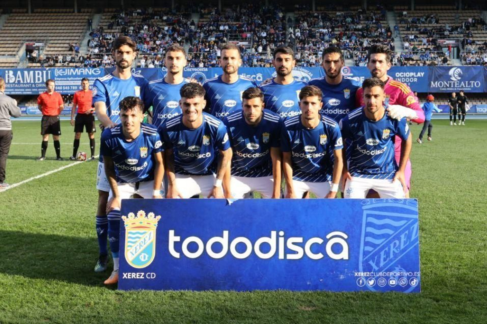 Formación inicial que ha presentado el Xerez CD contra el Córdoba B.