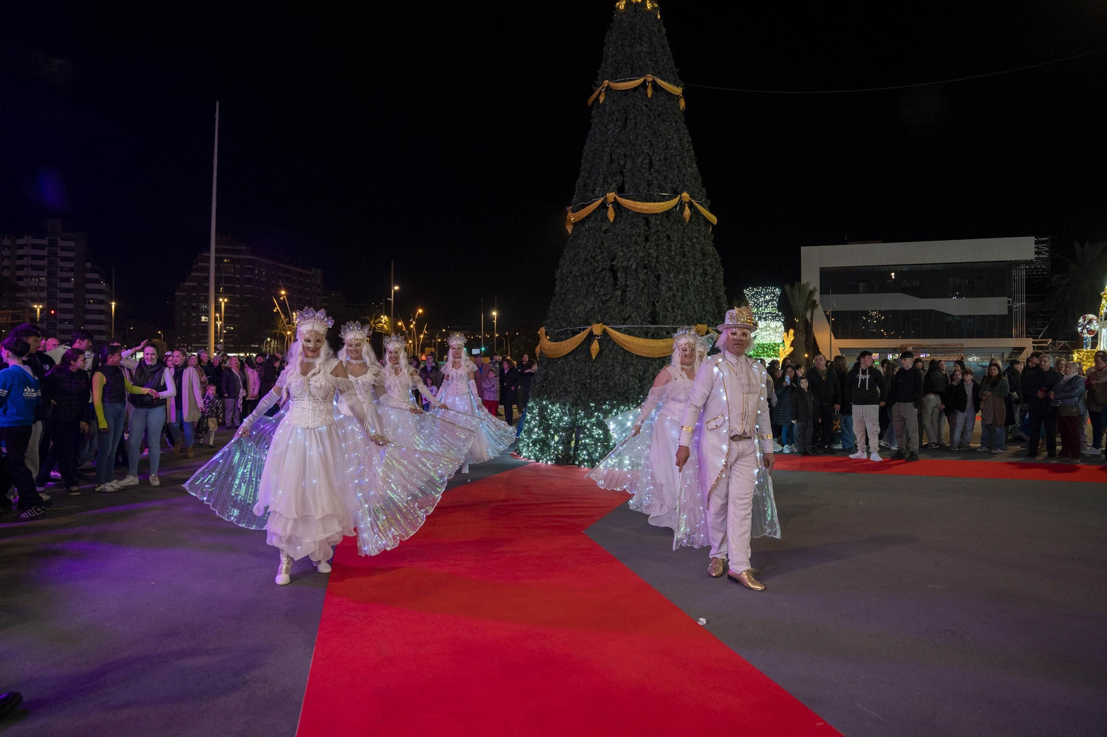 Las mejores imágenes del encendido navideño en Almería