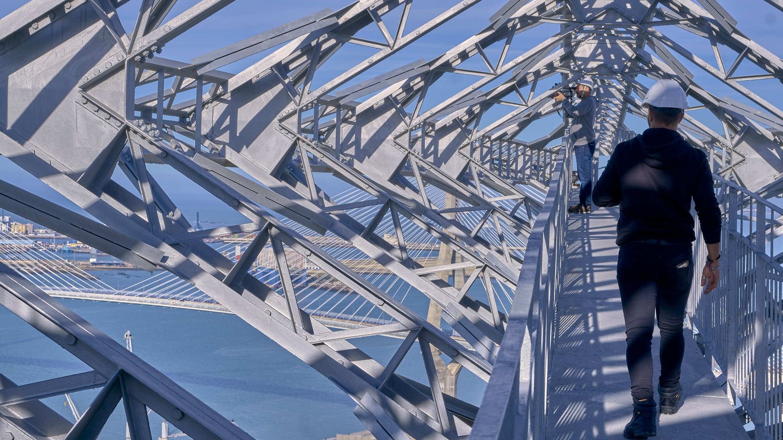 Vista desde la torre de Endesa en Puerto Real.