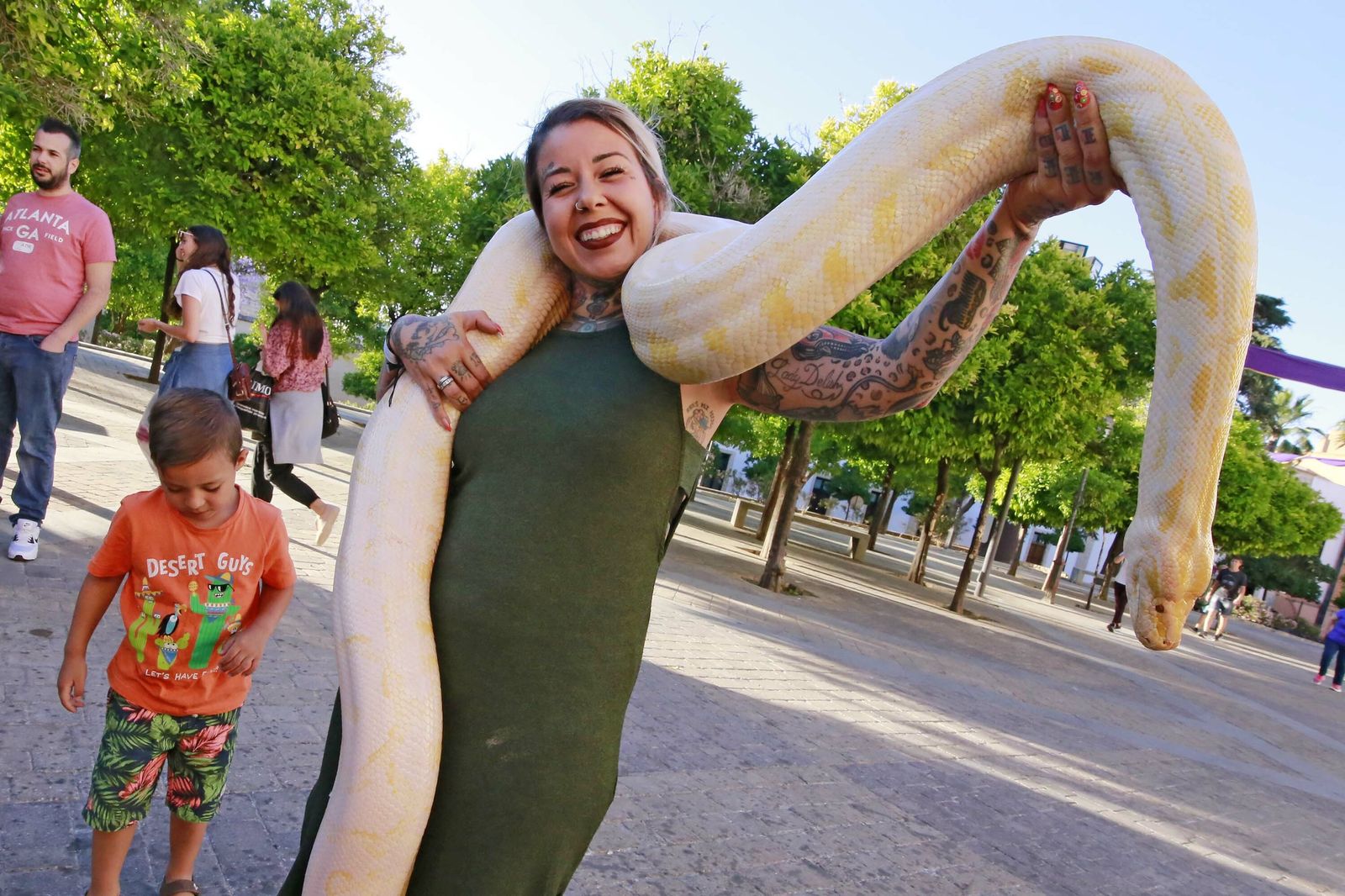 Imágenes del mercado medieval en la Alameda Vieja de Jerez