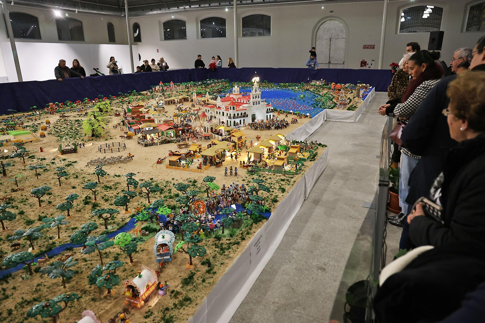 Imágenes del Belén de Playmobil más grande del mundo dedicado al Rocío