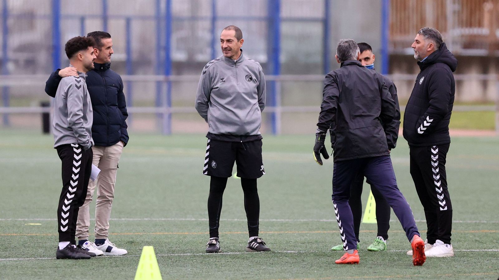 Imágenes del entrenamiento del Xerez DFC en la Granja