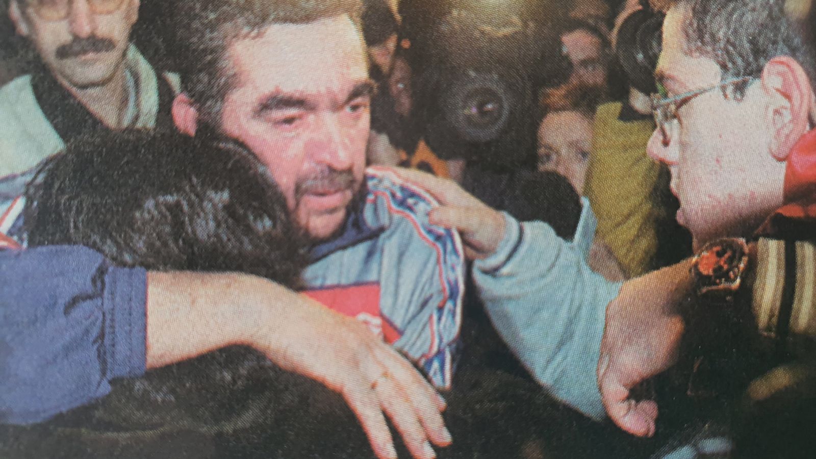 El camionero de Guadix, a su llegada a su pueblo