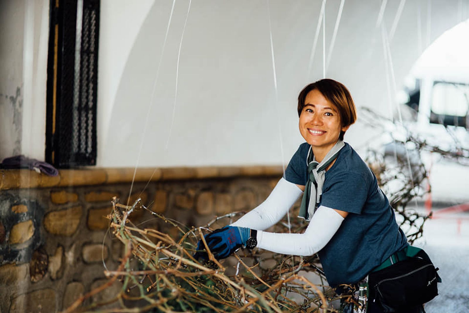 Participante en la edición anterior de 'Calles en flor'.