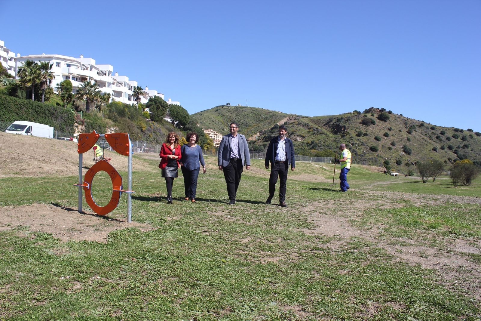 Espacio donde se ubicará el parque canino de Calahonda.