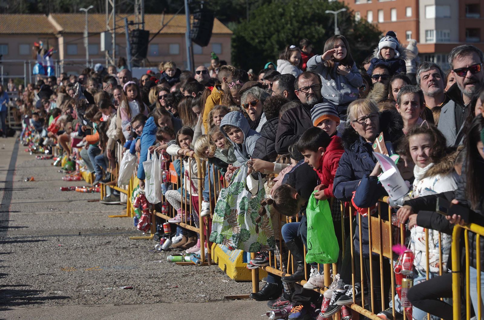 Fotos del arrastre de latas en Algeciras