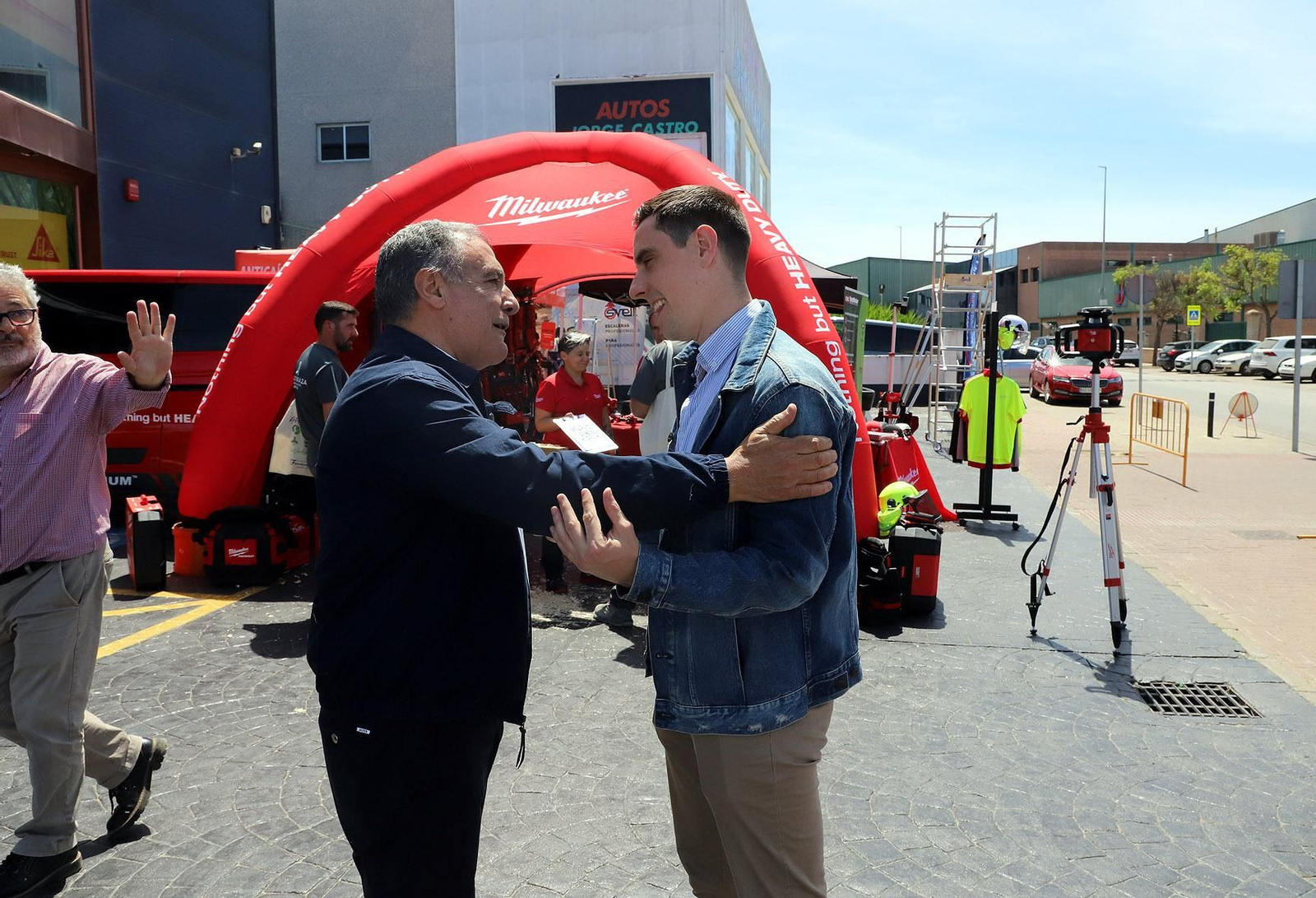 Jaime Espinar, en su visita a las Jornadas Multimarca de Ferretería Xerez.