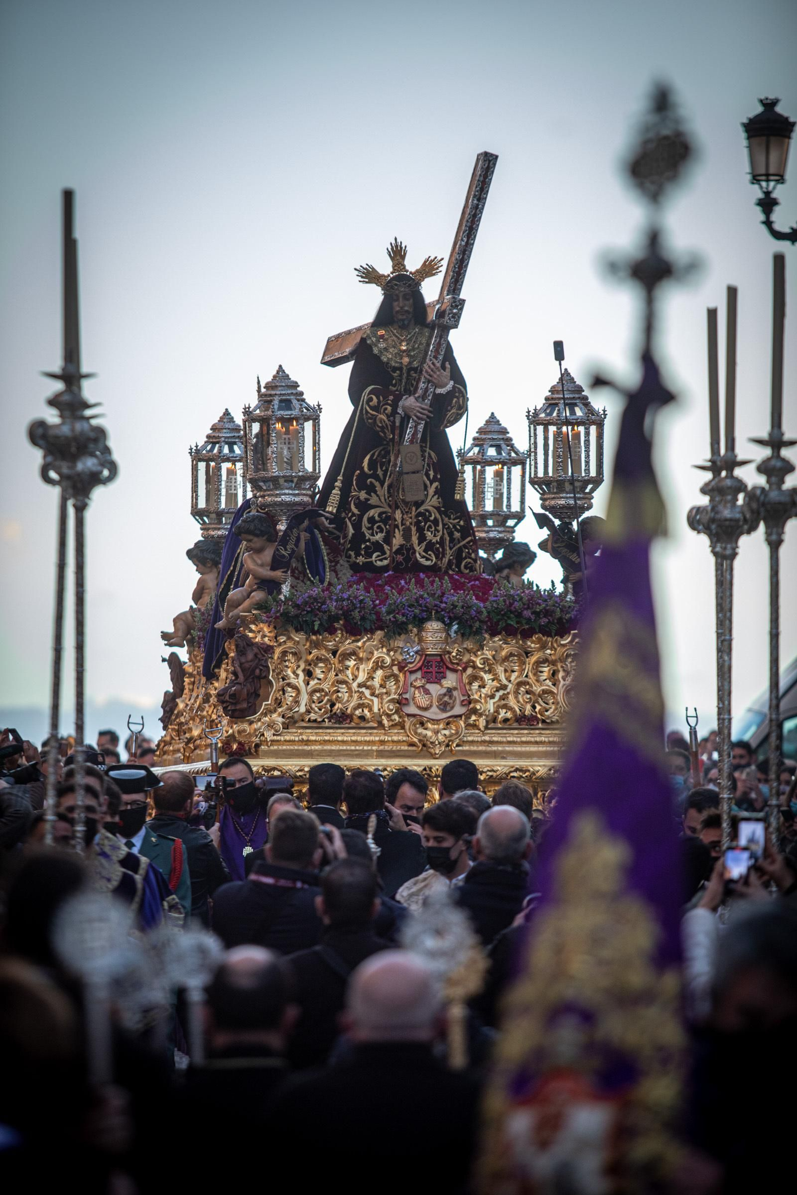 Histórica procesión con la Patrona y el Nazareno en la festividad de la Inmaculada