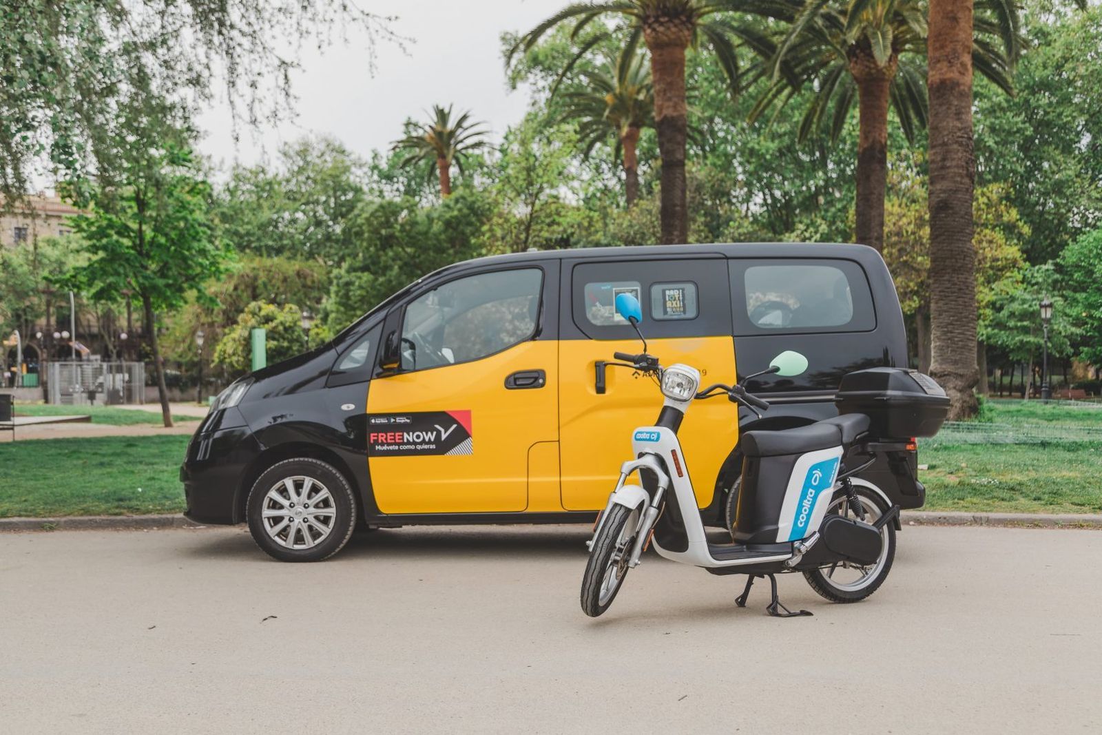 Free Now integra en su app los servicios de micromovilidad de Cooltra