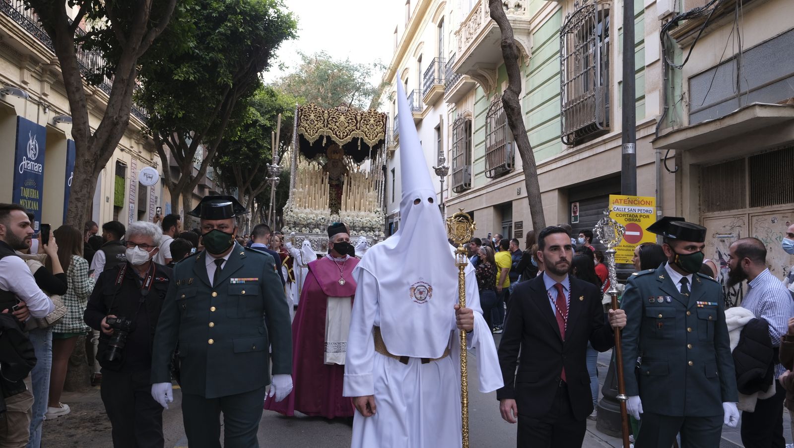 Fotogalería procesión de la Santa Cena. Semana Santa de Almería 2022.