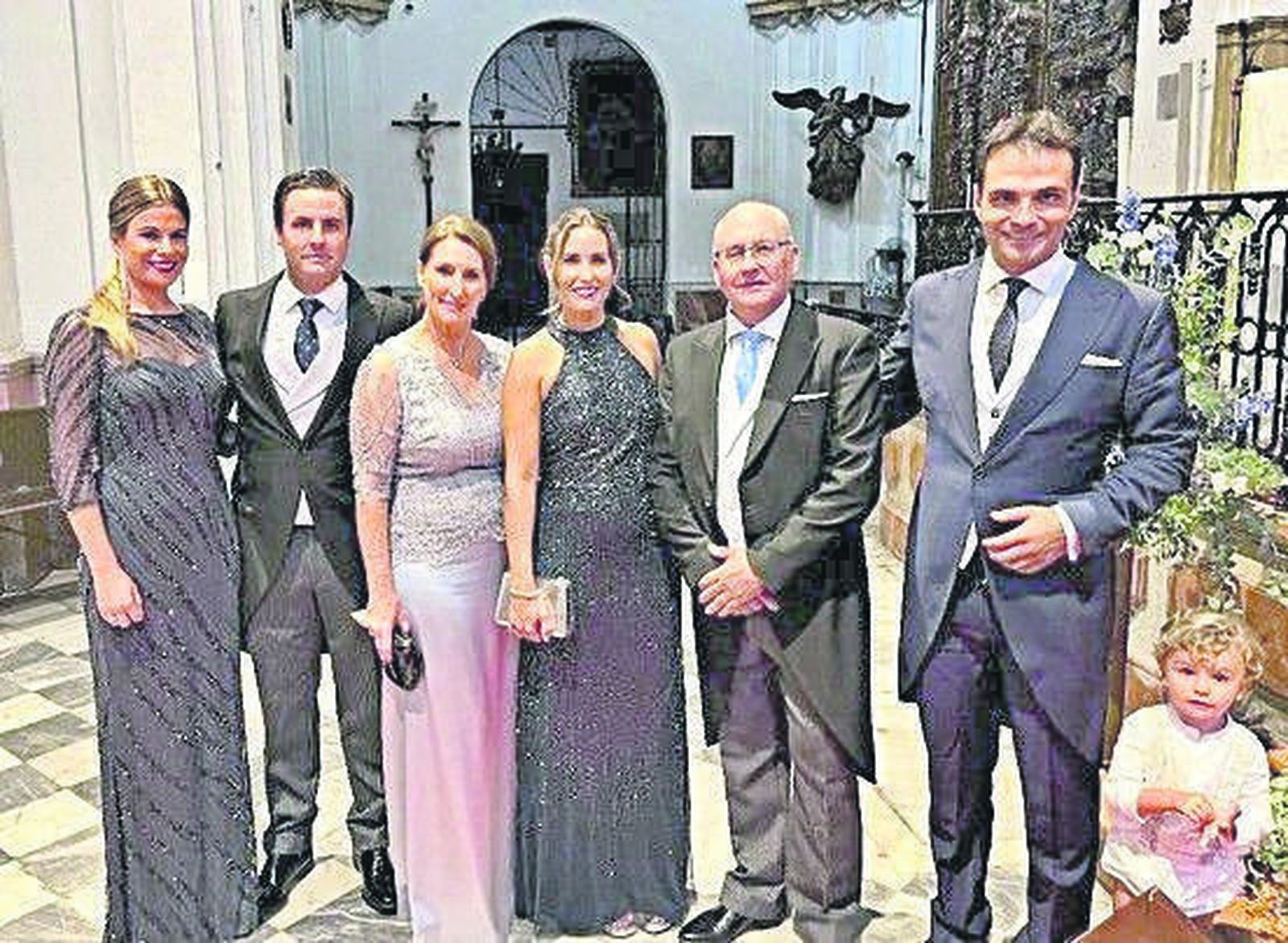 Cristina Flores, Fabiola Lacave, Daniel Martín y Nono, Antonio y Fabiola Bresca.