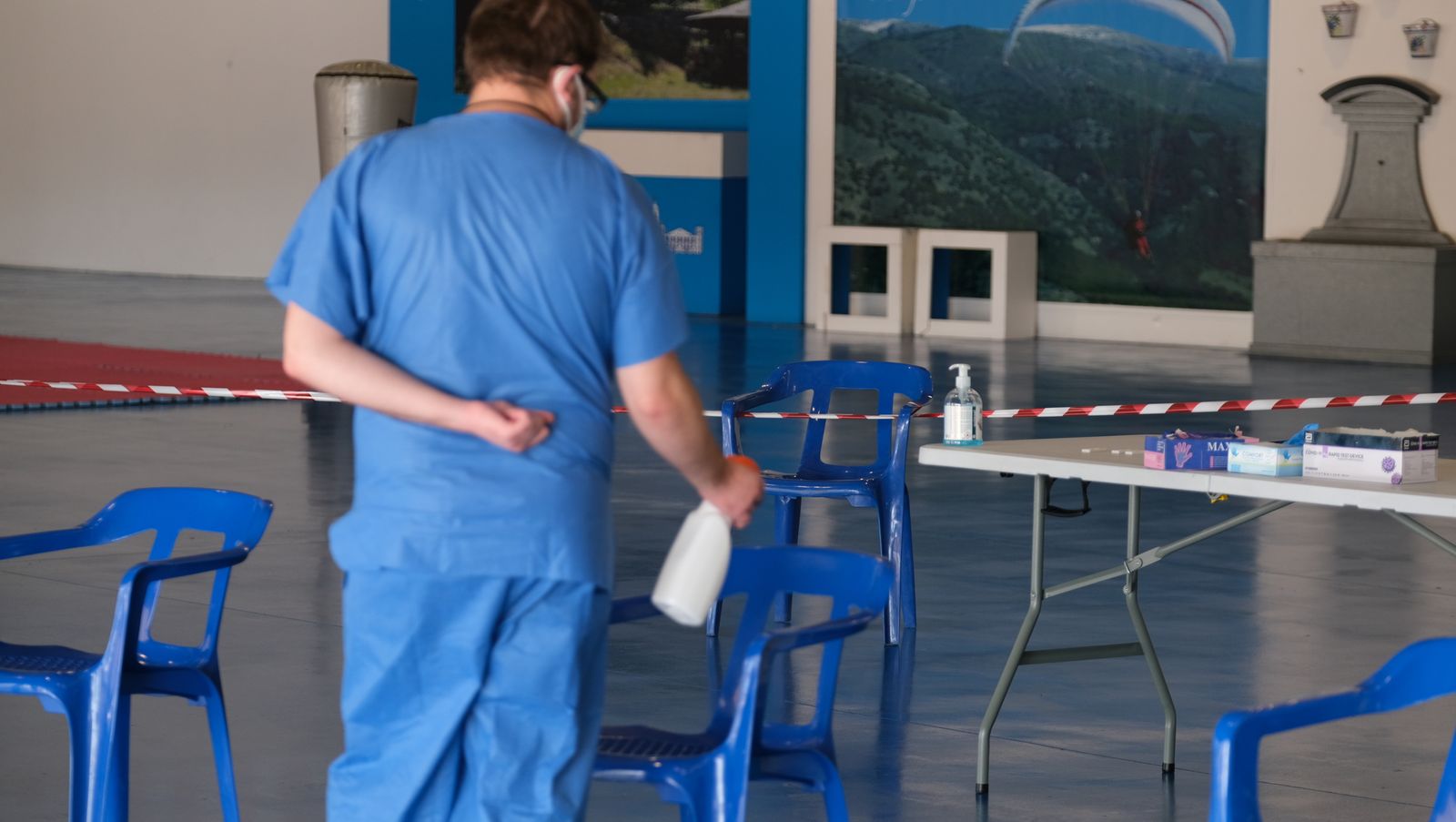 Fotogalería cribado test antígenos COVID-19 en Berja. Almería