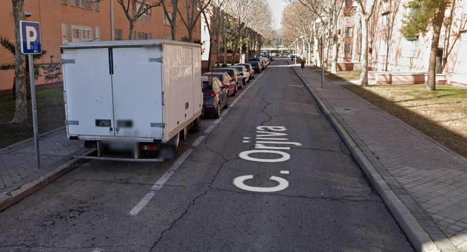 Calle Órjiva en Google Maps.