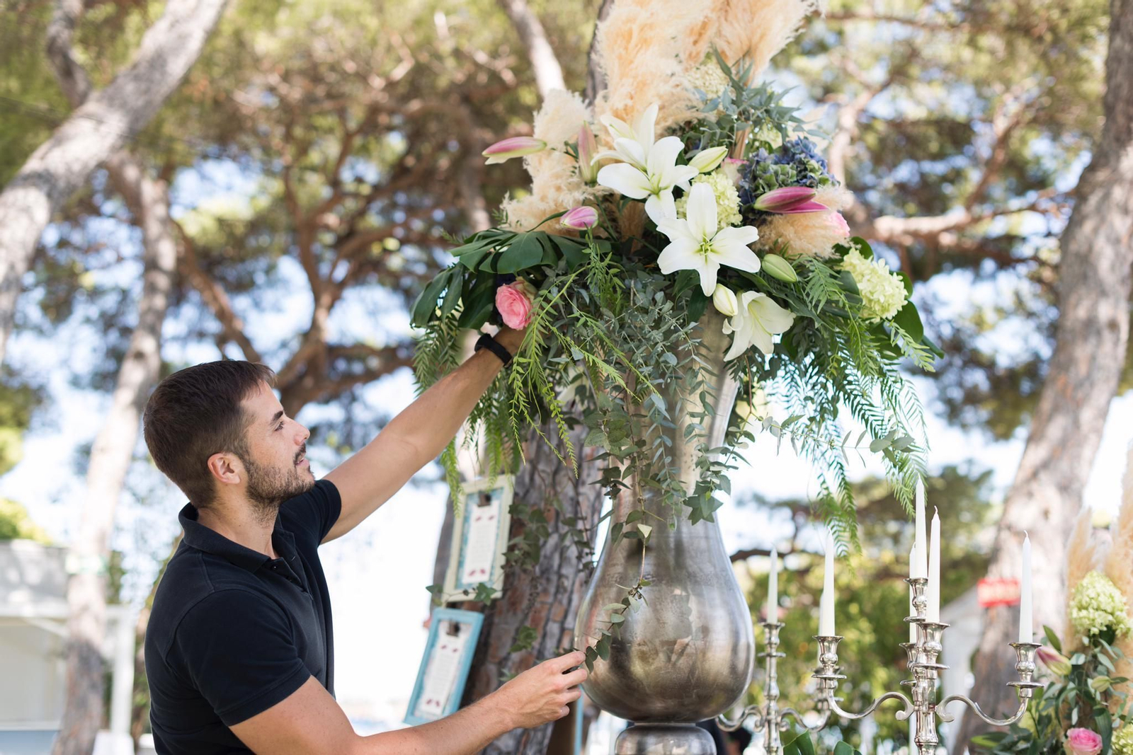 Antonio Rivera, florista onubense