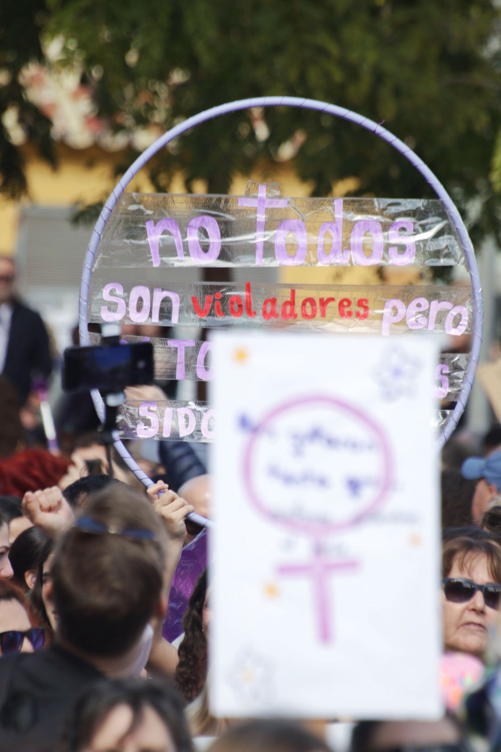 La manifestación del 8M en Málaga, en fotos