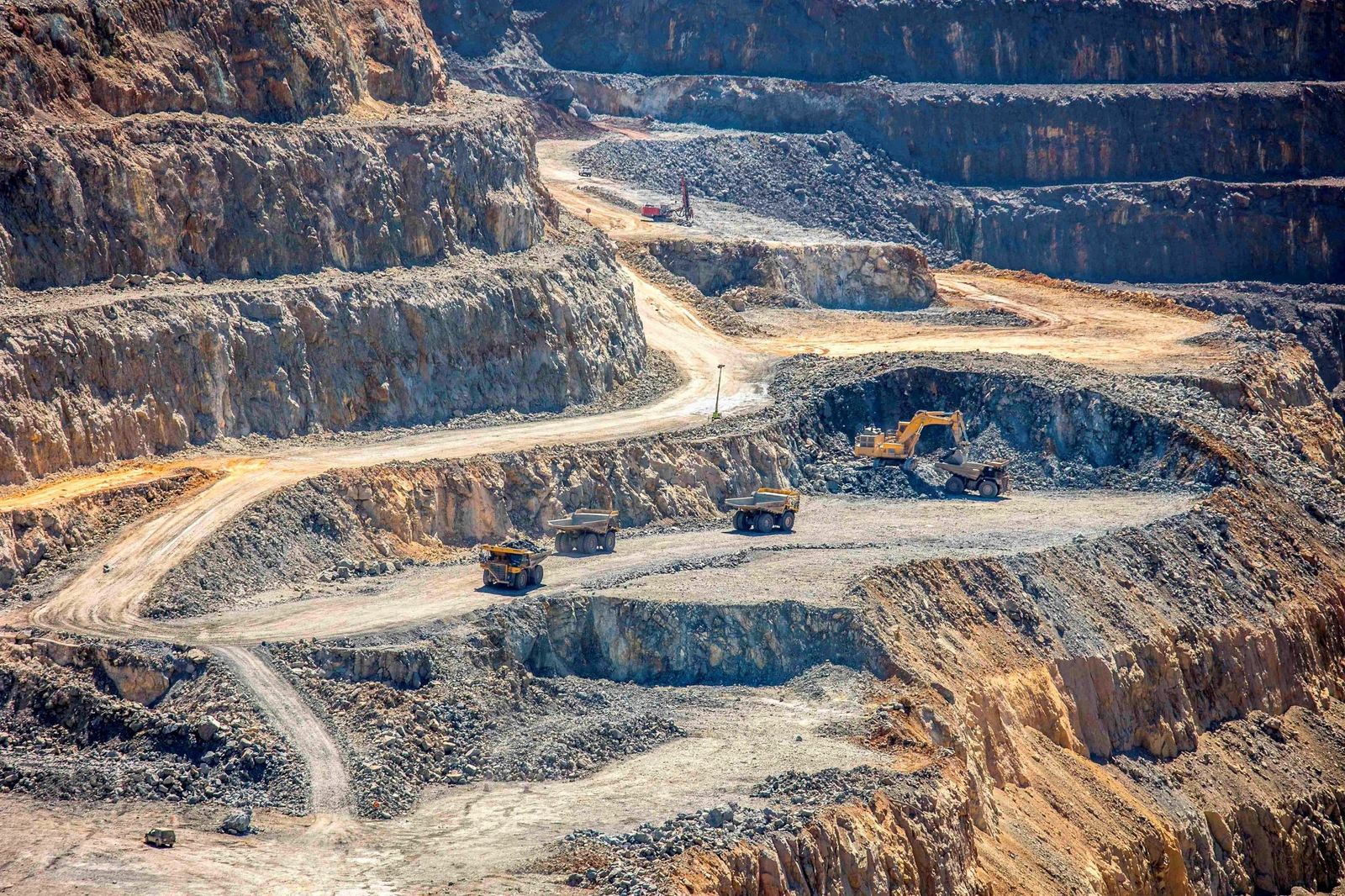 Mina a cielo abierto de Atalaya Mining en Huelva