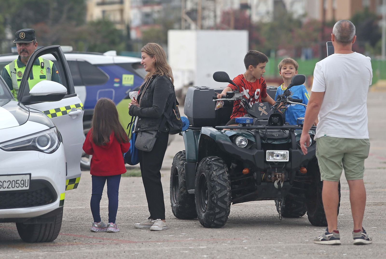 Fotos de la exhibición de medios de la Guardia Civil en el Llano Amarillo de Algeciras