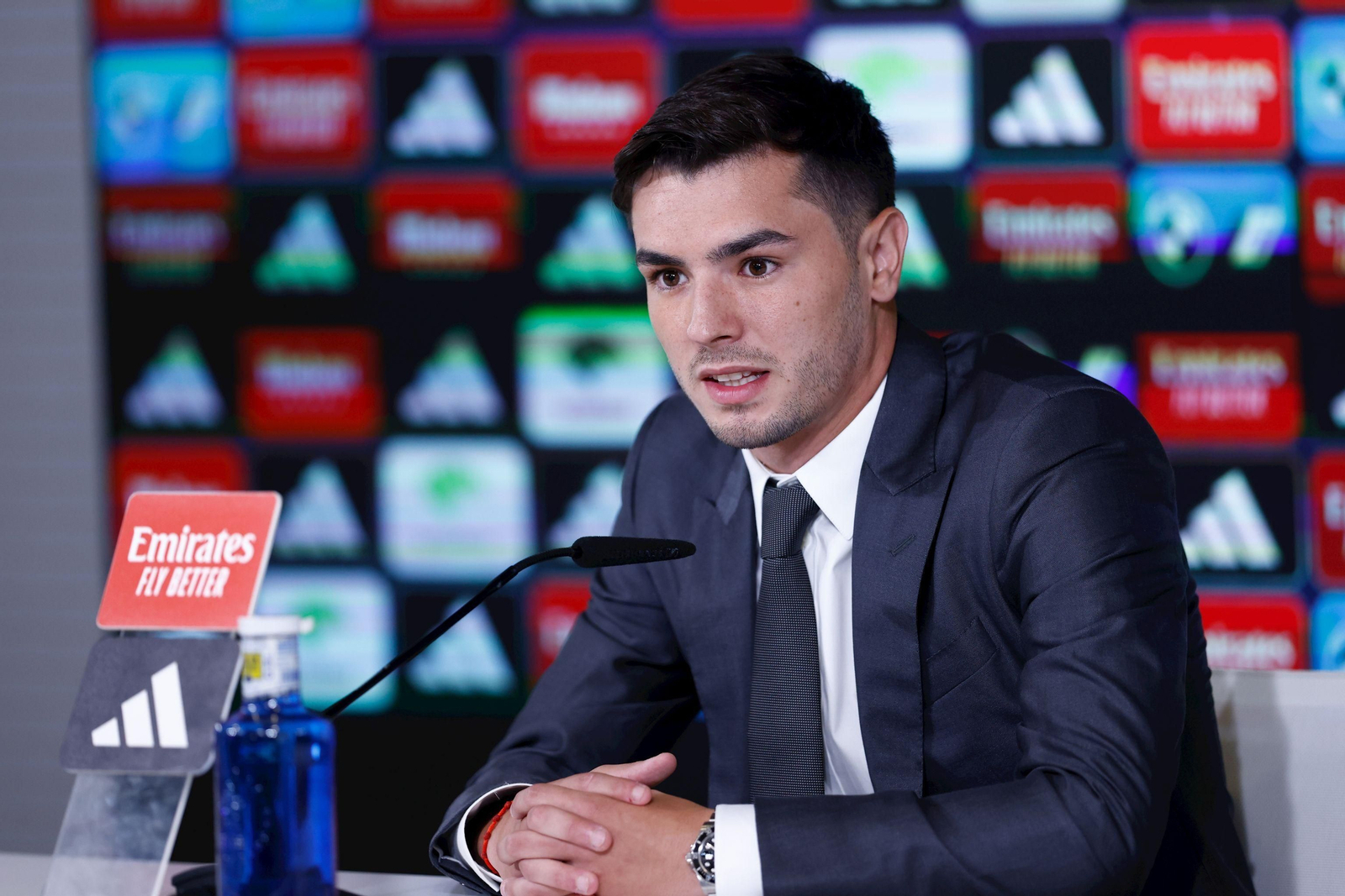 El regreso de Brahim Díaz al Real Madrid, en fotos