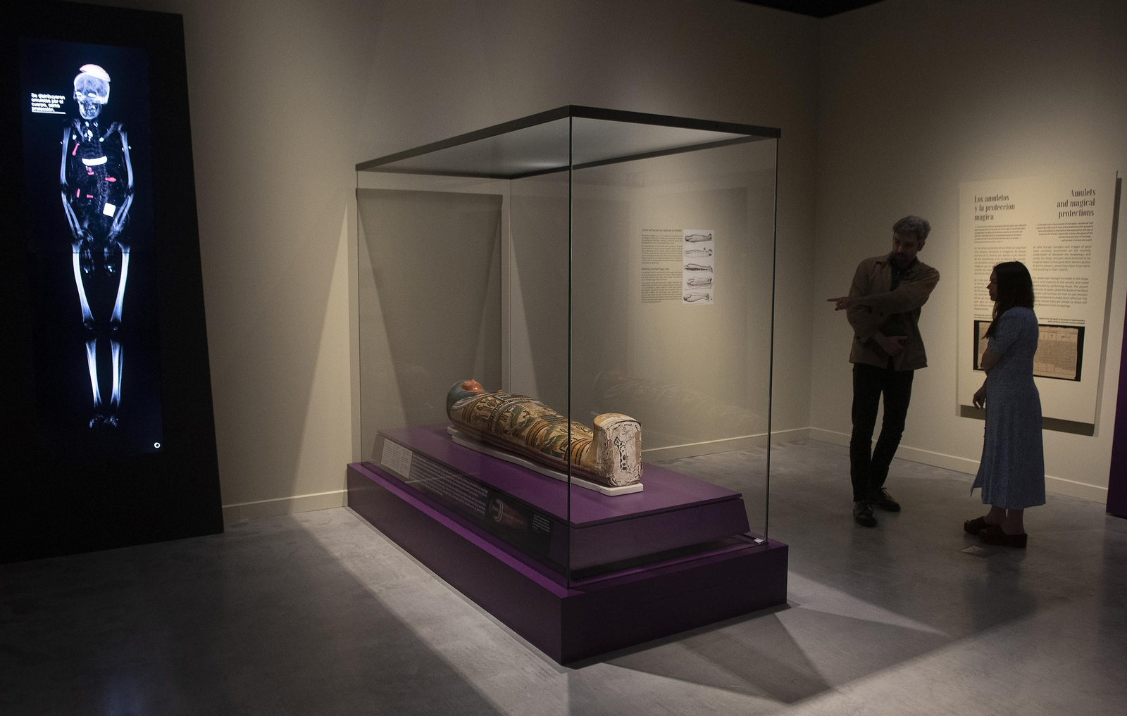 La  Inauguración de la exposición Momias de Egipto, en imágenes