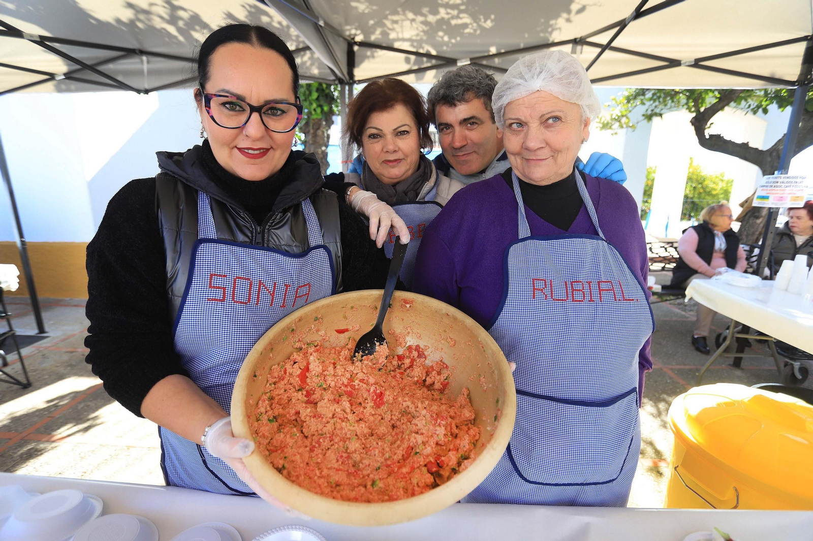 Las fotos de la desgustación de ajo campero este sábado en Jerez