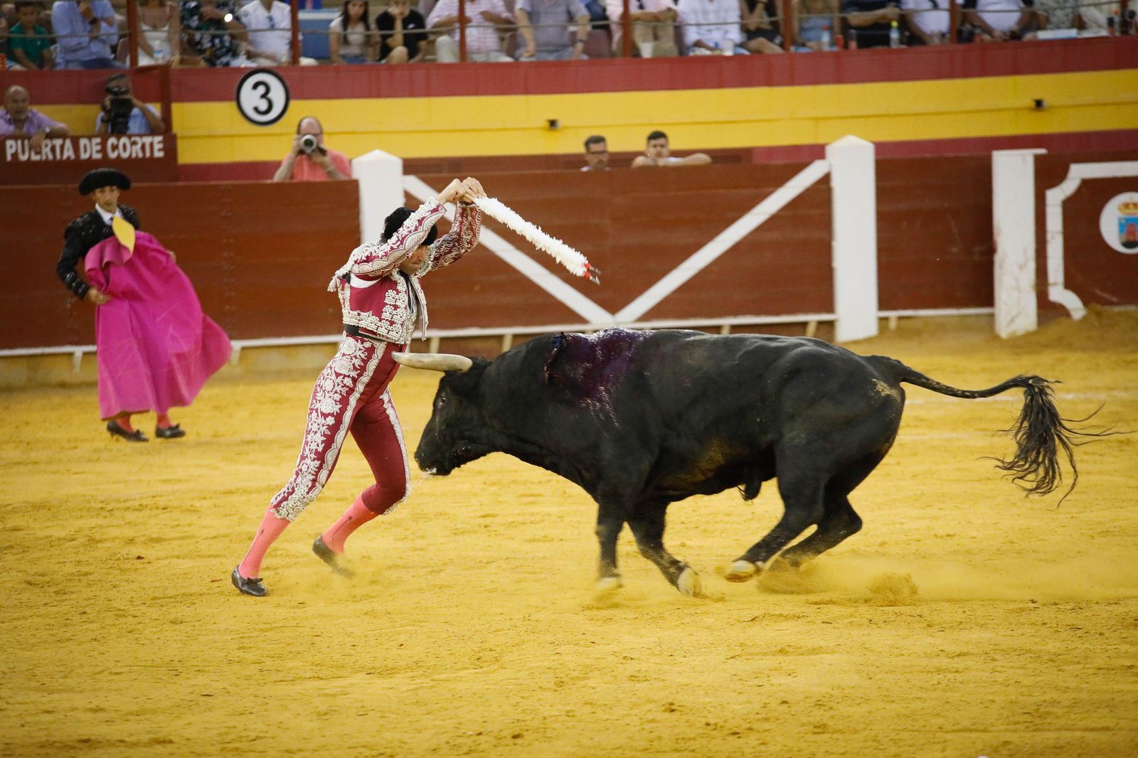 Corrida de toros en Roquetas, en imágenes