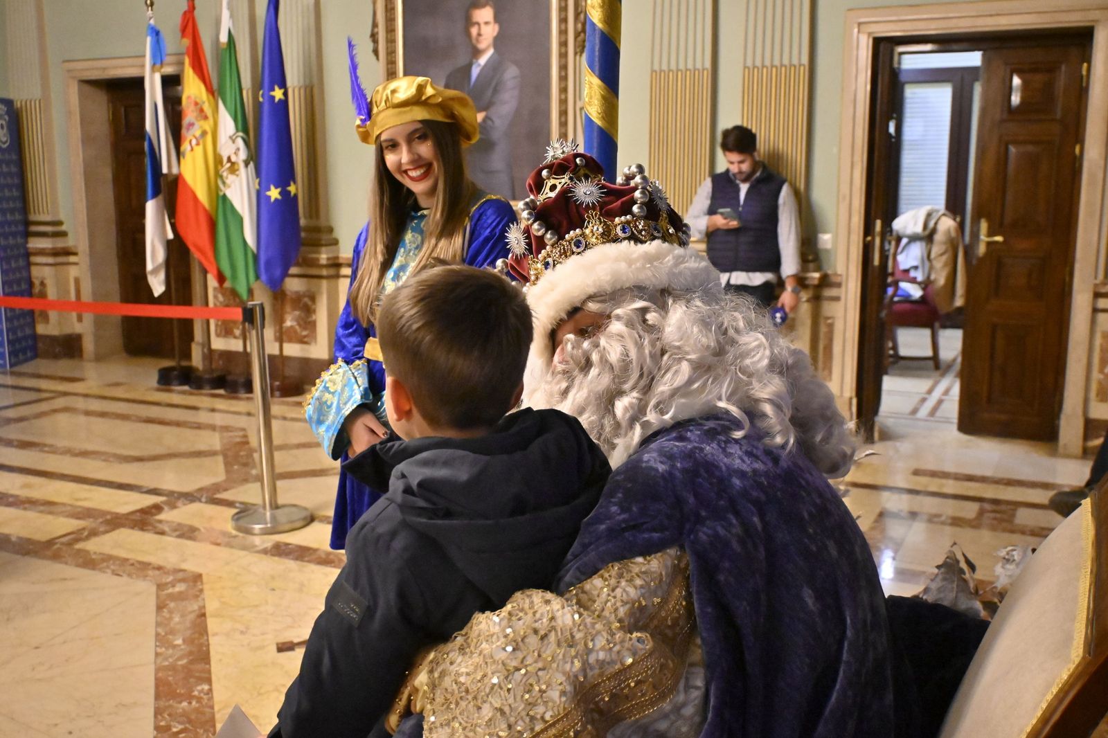 Las fotografías de la entrega de cartas a los Reyes Magos en Huelva
