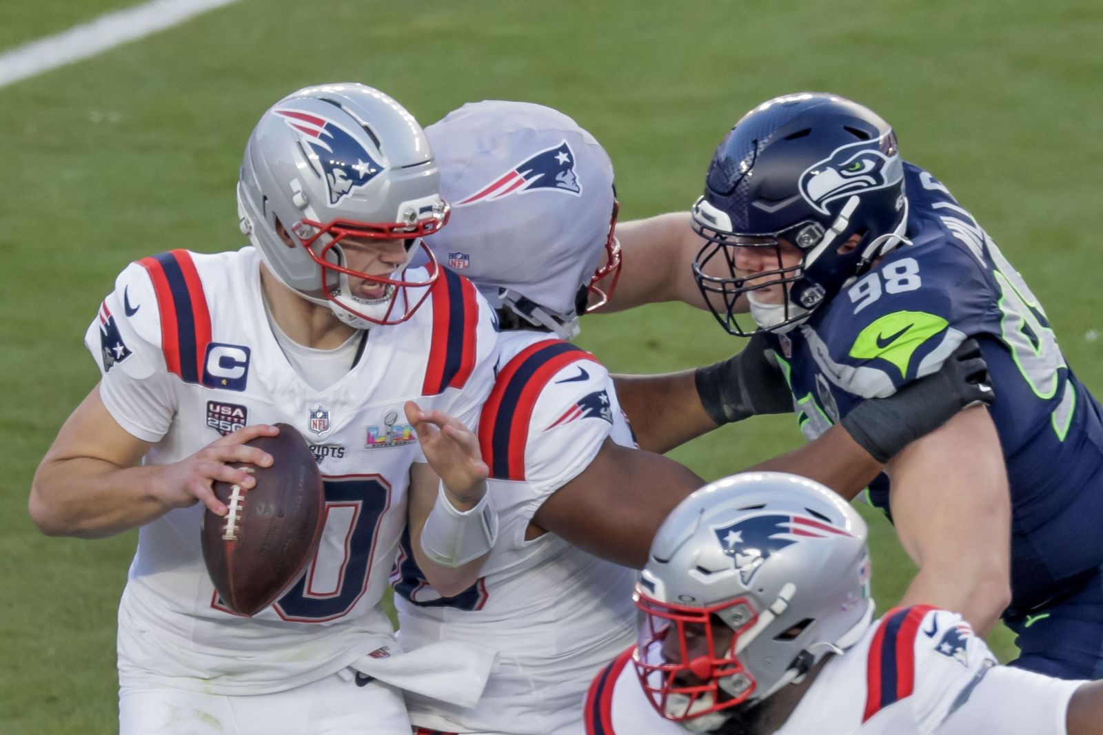 Las mejores fotos de la Super Bowl con la actuación de Bad Bunny
