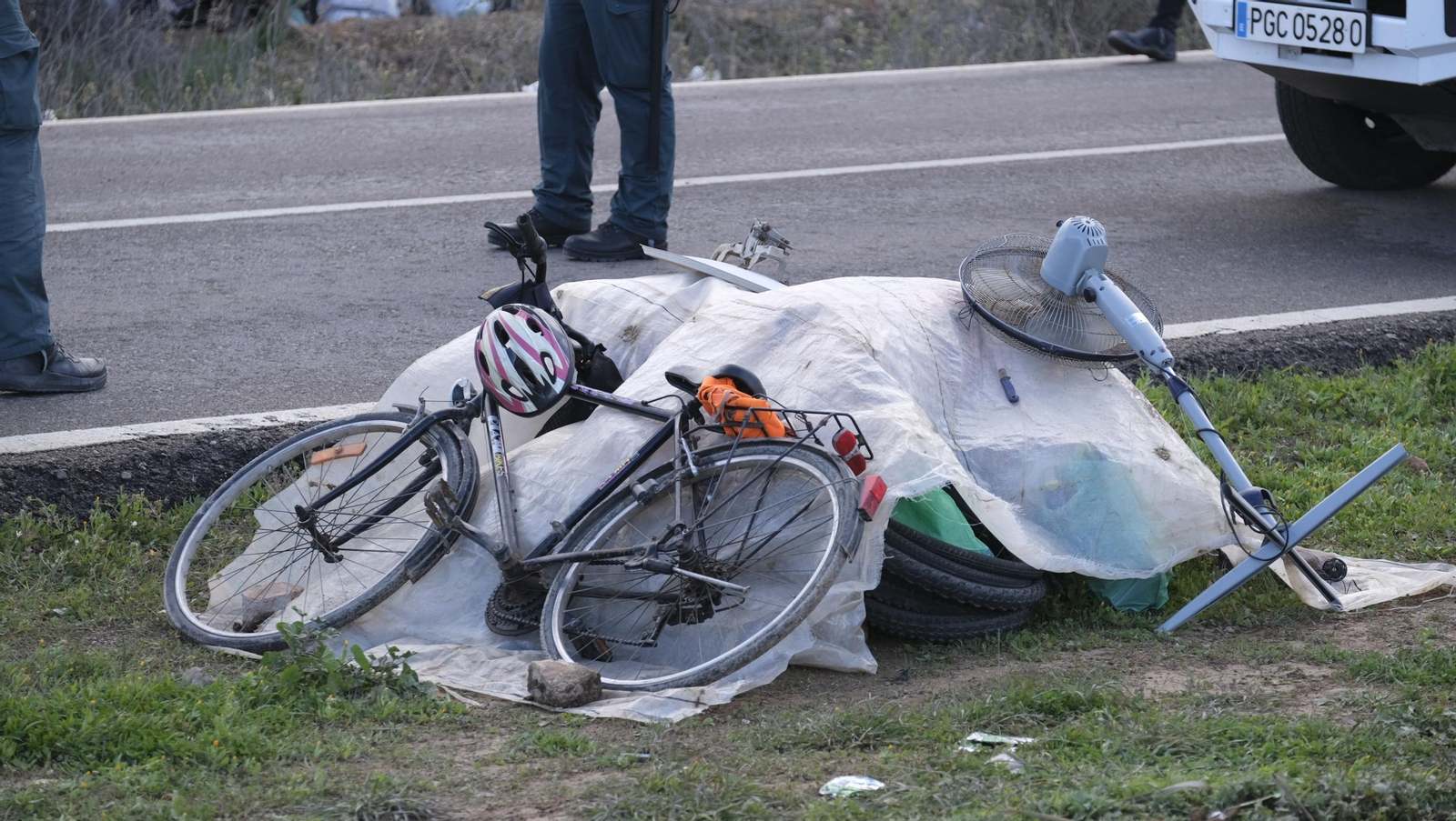 Imágenes del desalojo del asentamiento chabolista 'El Walili', en Níjar
