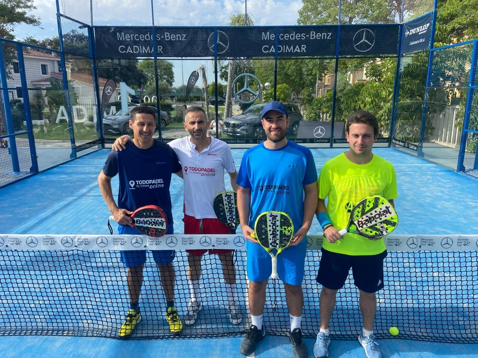 Gracia y Díez ganaron a López-Cepero y Galisteo en categoría masculina.