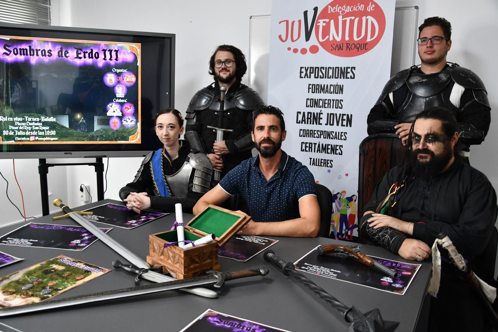 Presentación del evento de rol en vivo