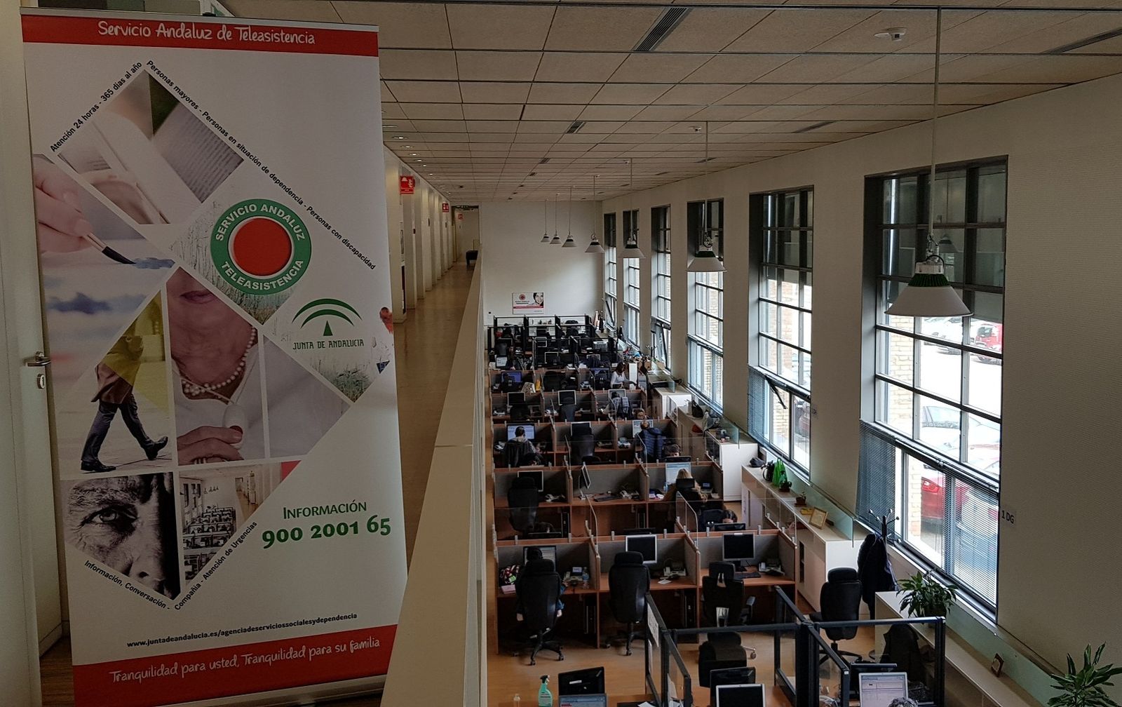 Servicio de teleasistencia de la Junta de Andalucía.