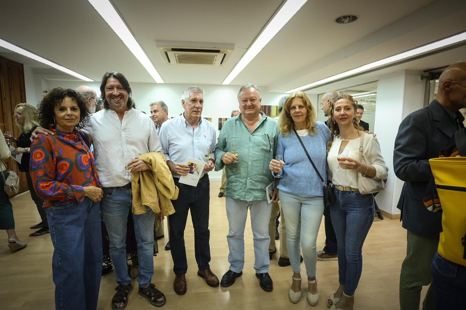 Imágenes de la inauguración de la exposición de Pepe Márquez en la sala ArteAdiario