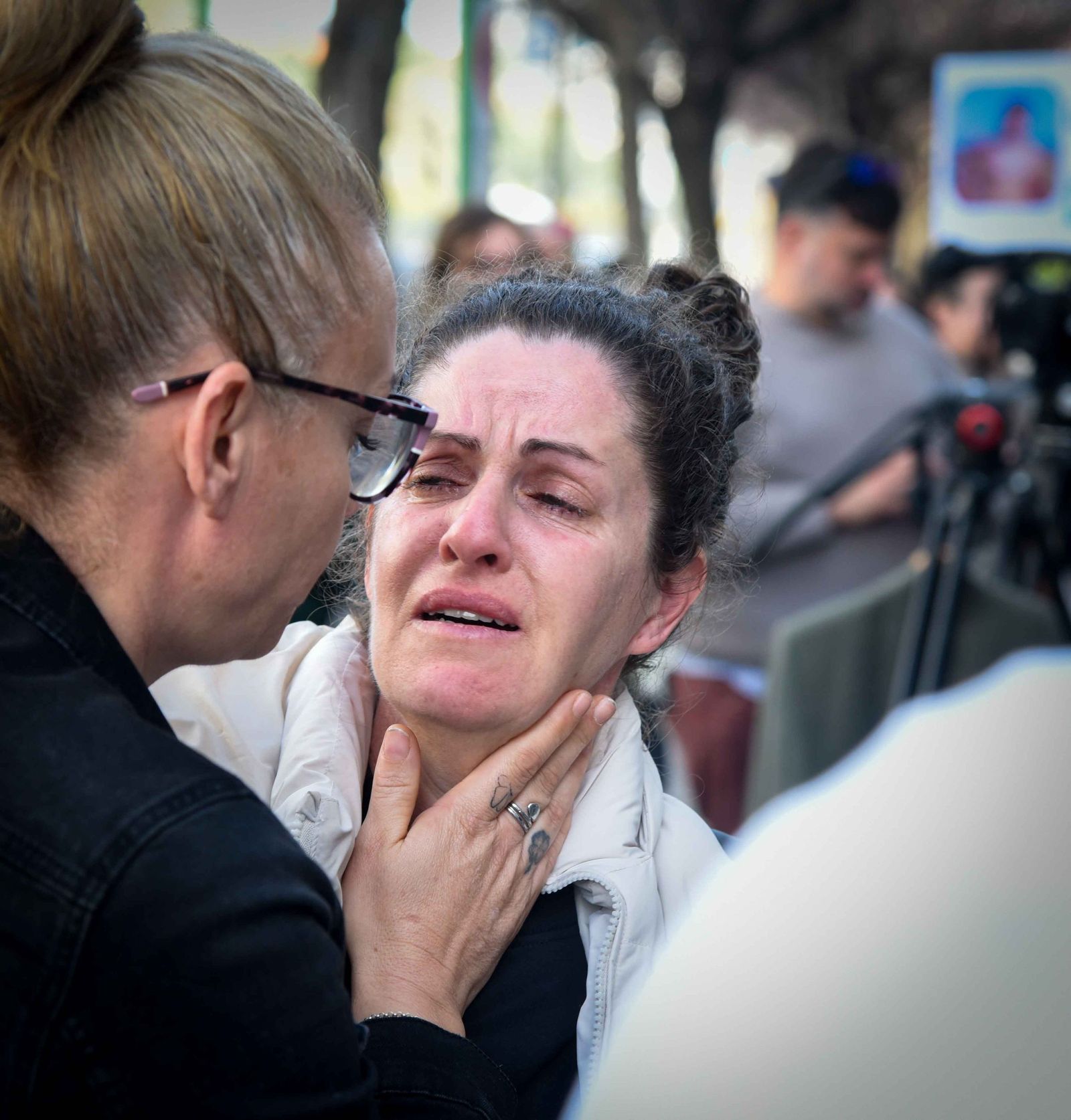 La protesta de los familiares de Daniel, en imágenes